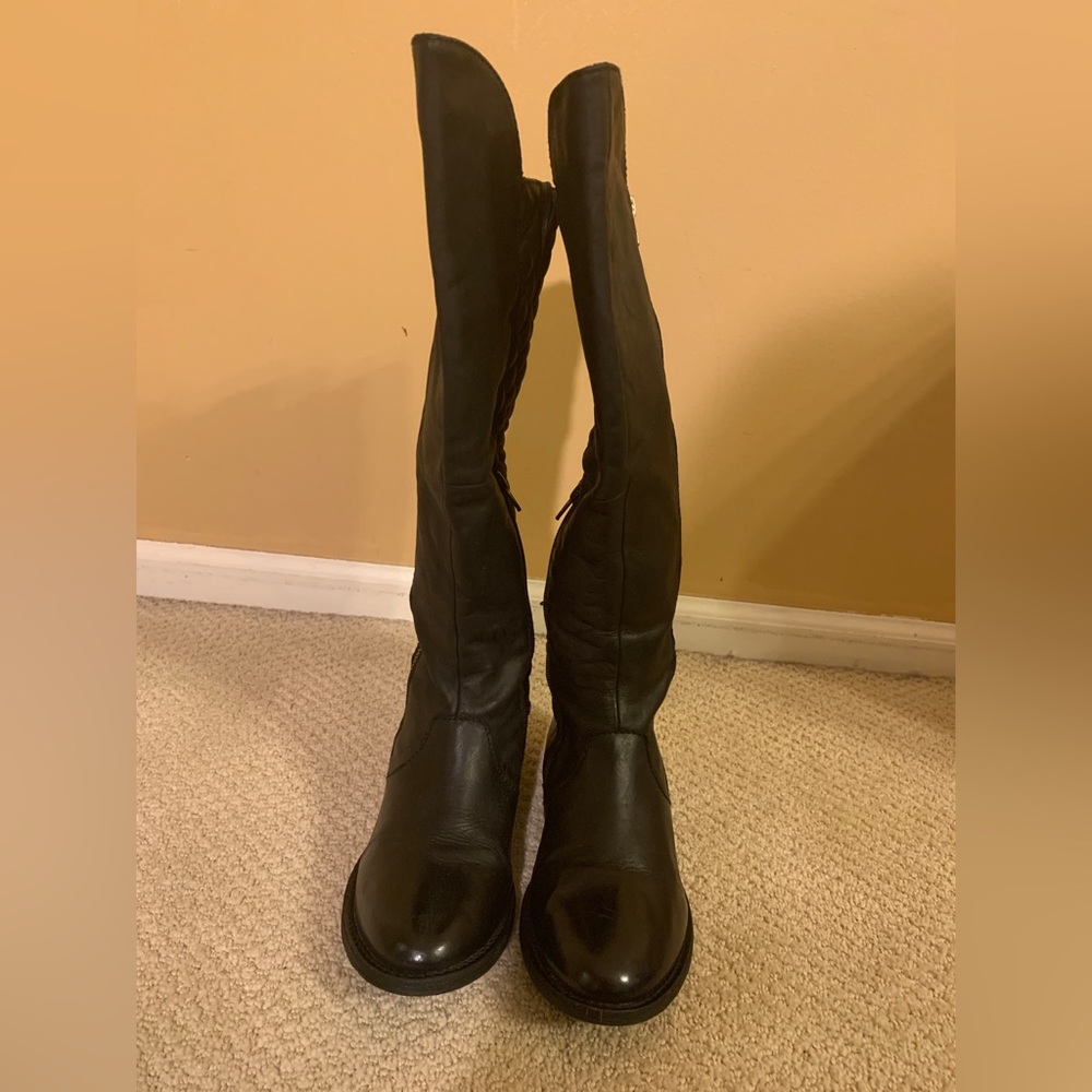 Steve Madden Black Winter Tall Boot